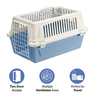 Ferplast Atlas Pet Carrier | Small Pet Carrier for Dogs & Cats w/Top & Front Door Access