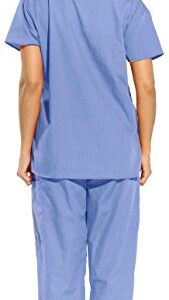 11135W Just Love Women's Scrub Sets / Medical Scrubs / Nursing Scrubs - XL,Ceil With Navy Trim,X-Large