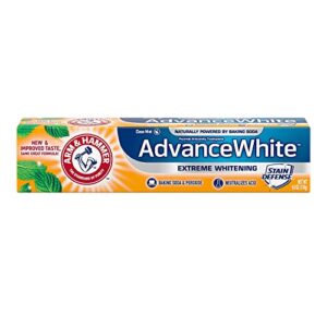 arm & hammer advance white extreme whitening toothpaste - 6 oz (170 g) pack of 4