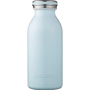 water bottle, vacuum insulated, screw type, mug, bottle, 1.2 fl oz (0.35 l), turquoise, mosh!
