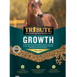 TRIBUTE Kalmbach Feeds Growth Pellets for Horse, 50 lb