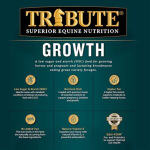 TRIBUTE Kalmbach Feeds Growth Pellets for Horse, 50 lb