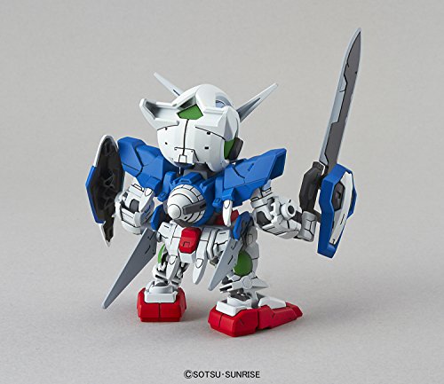 Bandai Hobby SD EX-Standard Gundam Exia Action Figure, Multi-Colored, 8" (BAN202753)