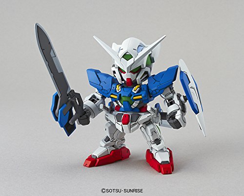 Bandai Hobby SD EX-Standard Gundam Exia Action Figure, Multi-Colored, 8" (BAN202753)