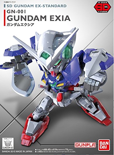 Bandai Hobby SD EX-Standard Gundam Exia Action Figure, Multi-Colored, 8" (BAN202753)