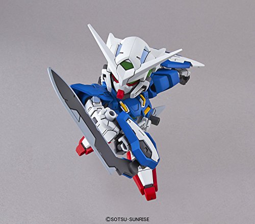 Bandai Hobby SD EX-Standard Gundam Exia Action Figure, Multi-Colored, 8" (BAN202753)