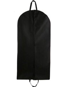 breathable priest vestment garment bag and choir robe garment bag, 72", black, by tuva inc.