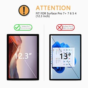 OMOTON Screen Protector Compatible with Surface Pro 7 Plus/Surface Pro 7/Surface Pro 6/ Surface Pro 5/Surface Pro 4 - [Tempered Glass] [High Responsivity] [Scratch Resistant] [High Definition]