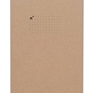 Northbooks Dotted Bullet Notebook Journal | 5x8 Dot Grid Journals | Soft Cover Eco-Friendly Premium Recycled Cream Color Paper 96-Pages | Made in USA