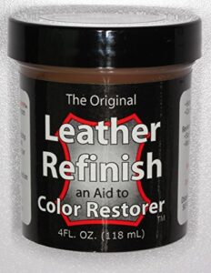 white - leather refinish an aid to color restorer (leather repair) (vinyl repair)