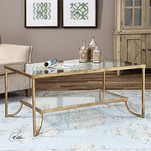 Uttermost, Gold Katina Coffee Table