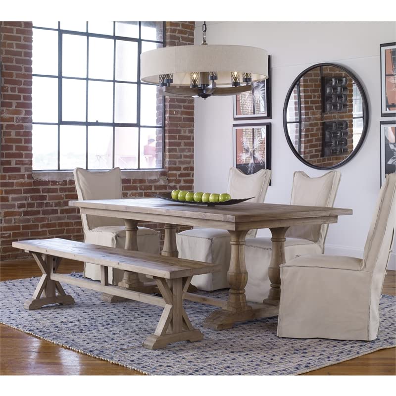 Uttermost Stratford Salvaged Wood Dining Table, Brown