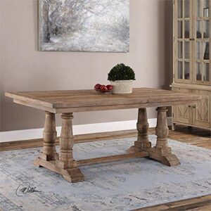 Uttermost Stratford Salvaged Wood Dining Table, Brown