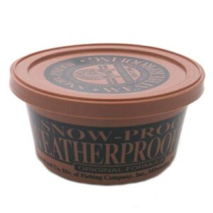 snow proof weatherproofing leather conditioner 3oz, clear, 3 ounces