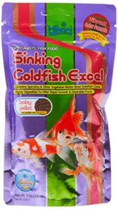 hikari sinking goldfish excel fish food, 3.8 oz. (110g)