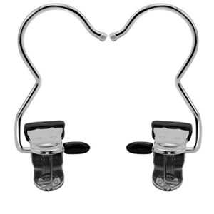 IPOW 12 PCS Boot Hanger Clips, Stainless Steel Laundry Hook Hanging Clothes Portable for Home and Travel