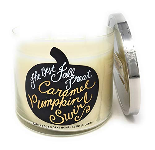 Bath & Body Works 3-Wick Scented Candle in Caramel Pumpkin Swirl