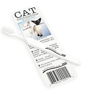 Kittyteeth Made in The USA - Pet Toothbrush Advanced Oral Hygiene Dental Care Low Bristle Profile & Small Brush Head