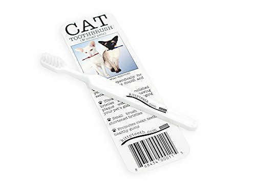 Kittyteeth Made in The USA - Pet Toothbrush Advanced Oral Hygiene Dental Care Low Bristle Profile & Small Brush Head