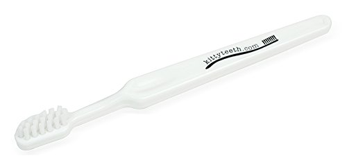 Kittyteeth Made in The USA - Pet Toothbrush Advanced Oral Hygiene Dental Care Low Bristle Profile & Small Brush Head