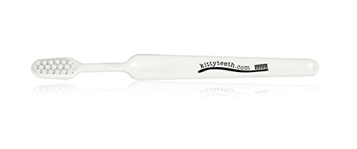 Kittyteeth Made in The USA - Pet Toothbrush Advanced Oral Hygiene Dental Care Low Bristle Profile & Small Brush Head