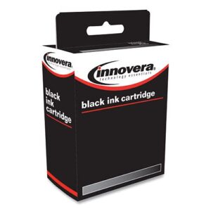 innovera ivr563wn 480 page-yield remanufactured replacement for hp 61xl ink cartridge - black
