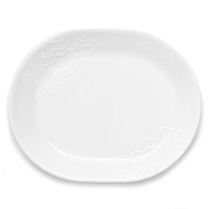 corelle boutique cherish 12.25" serving platter (set of 4)