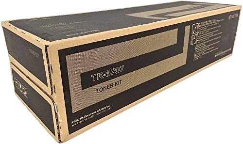 Kyocera TK-6707 TasKalfa 6500 6501 8000 8001 Toner Cartridge (Black) in Retail Packaging