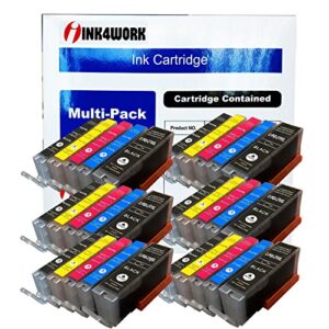 ink4work 30 pack compatible ink cartridge replacement for canon pgi-250xl pgi250 xl cli-251xl cli251 xl for use with pixma mx722 mx922 mg5620 mg5420 mg5422 mg5520 mg5522 mg6620 ix6820 ip7220
