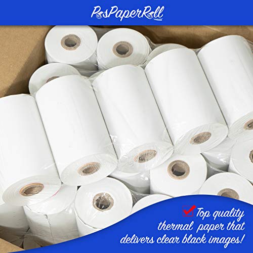 50 Roll of 3 1/8" x 119' Thermal Cash Register Paper First Data FD100 FD200 FD300