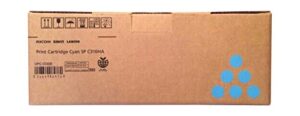 ricoh 406476 (sp c310ha) toner cartridge cyan 1 pack in retail packaging.
