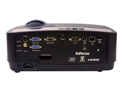 InFocus IN2126a 3D Ready DLP Projector, 720p, HDTV, 16:10, 1280 x 800, WXGA, 15000:1, 3500 lm, HDMI/USB/VGA In, Speaker, Ethernet (InfocusIN2126a ) by InFocus