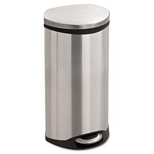 safco 9902ss step-on medical receptacle 7.5gal stainless steel