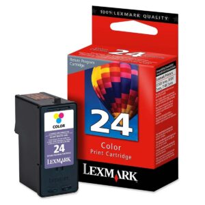 lexmark 18c1524 (24) ink cartridge, tri-color - in retail packaging