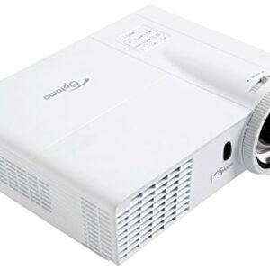 Optoma W303ST Full 3D WXGA 3000 Lumen DLP Short Throw Projector with 18,000:1 Contrast Ratio