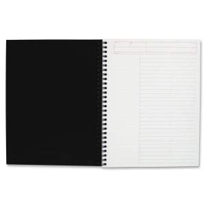 Cambridge 06122 Action Planner Side Bound Business Notebook, 7 1/2 x 9 1/2, Black, 80 Sheets