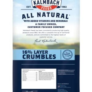 Kalmbach Feeds All Natural Layer Crumble, 50 Lb