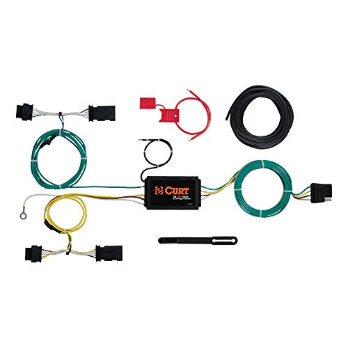 CURT 56274 Vehicle-Side Custom 4-Pin Trailer Wiring Harness, Fits Select Jeep Renegade