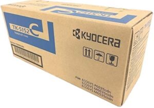 kyocera 1t02nscus0 model tk-5152c cyan toner kit for use with kyocera ecosys m3040idn, ecosys m3540idn and fs-2100dn color network printers; up to 10000 pages yield at 5% average coverage