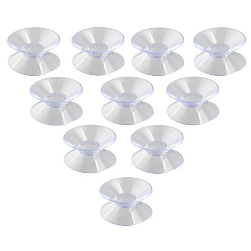 NUOLUX Suction Cups Without Hooks Sucker Pads for Glass Plastic-10pcs 30mm