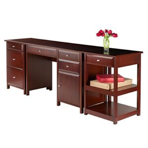 Winsome Delta Home Office, Walnut