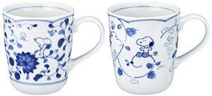 sunupii 630740 indigo arabesque pair mug set, arabesque / grape (comes in a gift box), mother's day, gift, gift