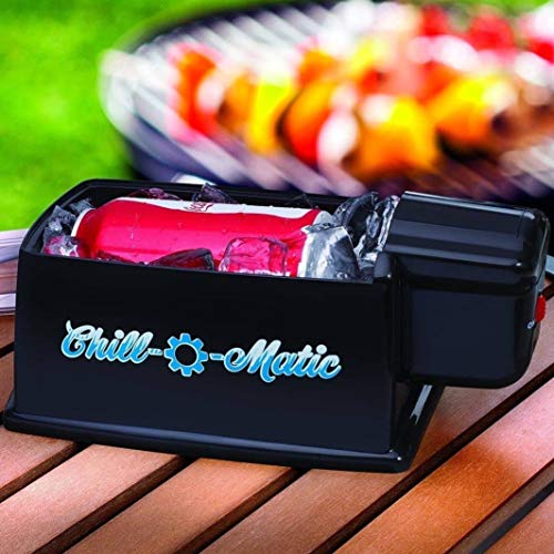 Chill-O-Matic Instant Beverage Cooler, Chill Drinks in 60 Seconds with this Portable Cooling Device - Perfect for Outdoor Activities and Parties