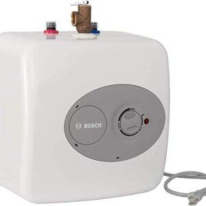 Bosch Electric Mini-Tank Water Heater Tronic 3000 T 4-Gallon (ES4) - Eliminate Time for Hot Water - Shelf, Wall or Floor Mounted