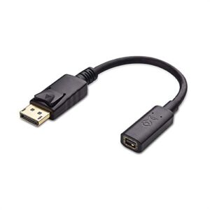 cable matters displayport to mini displayport adapter (dp to mini dp) - 6 inches