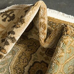 Unique Loom Palace Collection Area Rug - Saray (5' 1" x 8' Rectangle, Cream/ Light Brown)