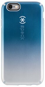 speck products candyshell inked luxury edition case for iphone 6 plus/6s plus - retail packaging-silver ombre/nickle grey