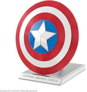 fascinations metal earth marvel captain america's shield 3d metal model kit