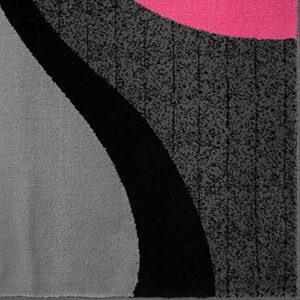 0327 Pink 7'10x10'6 Area Rug Carpet Large New