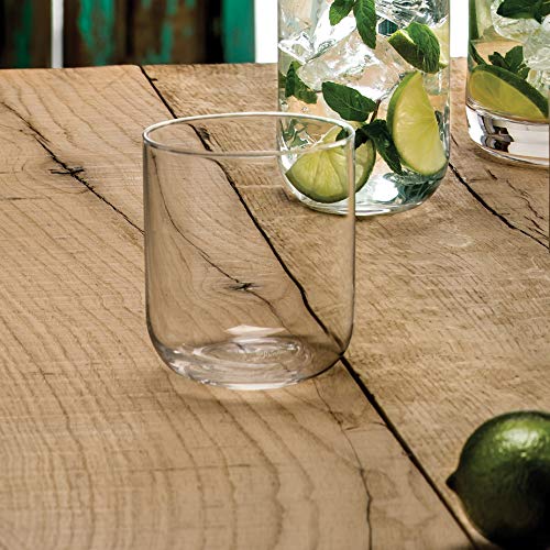 Luigi Bormioli - 11561/01 Luigi Bormioli Sublime 15.25 oz DOF Double Old Fashioned Glasses, Set of 4, Clear